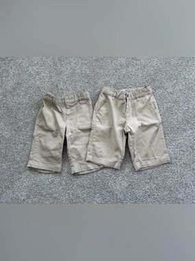 Old Navy Khaki/Tan Kids uniform Shorts Duo